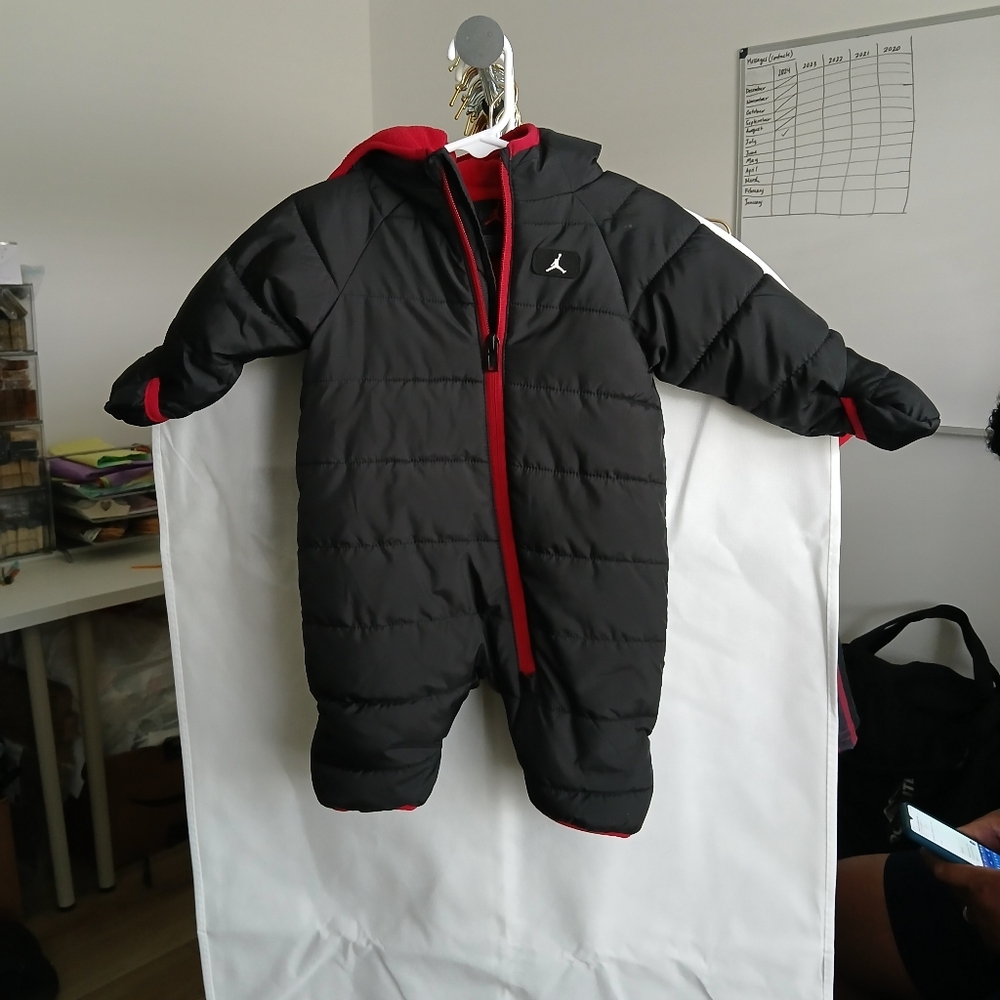 Jordan baby snowsuit